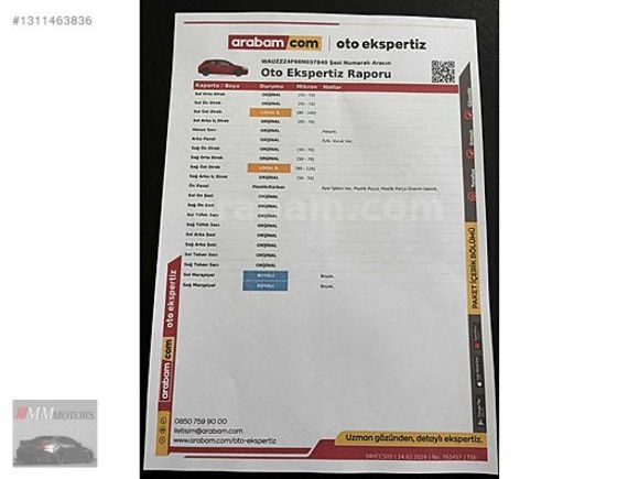 ///MM MOTORS ATAŞEHİR'DEN 2006 AUDİ A6 2.0 TDİ MANUEL