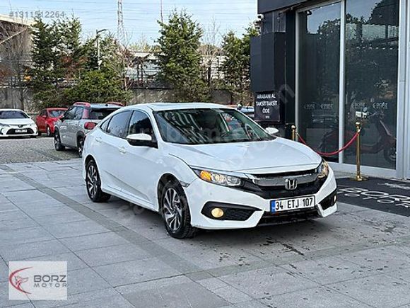 BORZ MOTOR %0,99KREDİ 2018 HONDA CİVİC 1.6DTEC+CARPLAY+OTO+SUNRF
