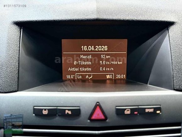 ASLAN GROUP'TAN OPEL ASTRA/TEMIZ/BAKIMLI DÜŞÜK=KM TRAMER=YOK
