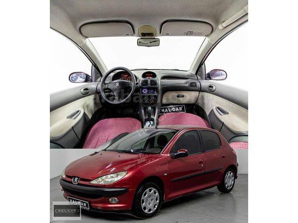 HAL-CAR'DAN 2004 PEUGEOUT 206 OTOMATİK-KLİMA-KAPUT-TAVAN-BOYASIZ