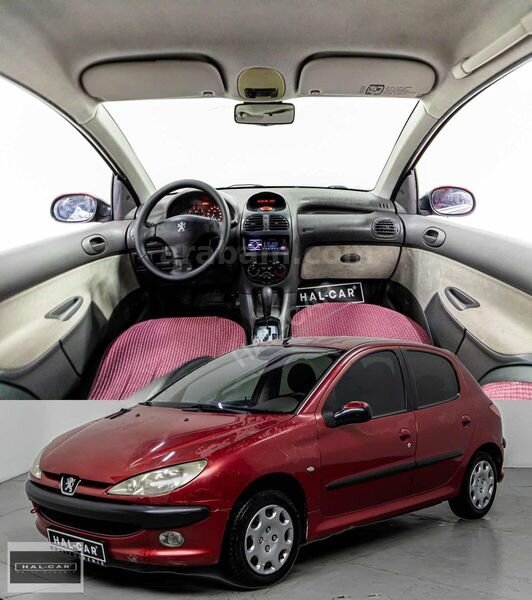 Galeriden Peugeot 206 1.4 XT 2004 Model İstanbul 221.000 km Kırmızı