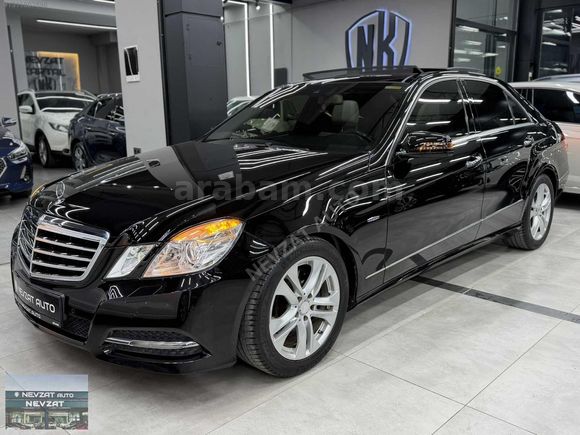 MERCEDES BENZ E250 CGI PREMİUM 131 BİN KM'DE CAM TAVAN KREM DERİ
