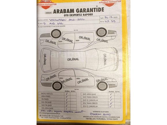 ÖZER'im AUTO'dan hatasız POLO