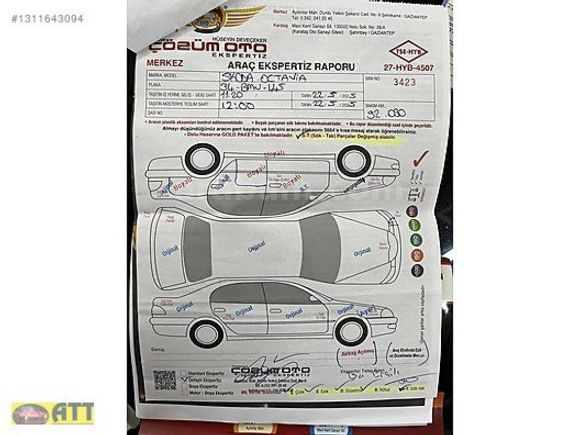 ***ATT MOTORS'DAN SKODA OCTAVIA DÜŞÜK KM***