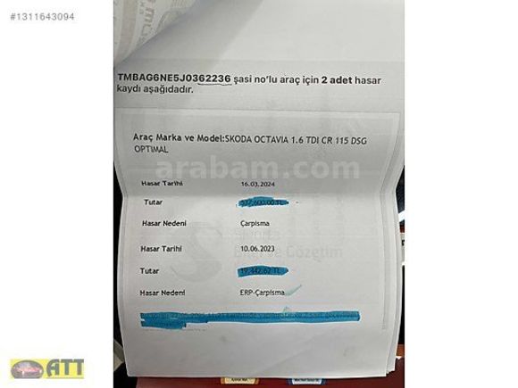***ATT MOTORS'DAN SKODA OCTAVIA DÜŞÜK KM***