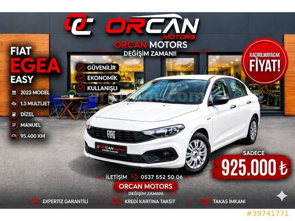 ORCAN MOTORS dan 2023 Egea 1.3 MultiJet II Easy