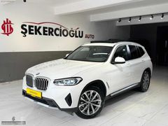 ŞEKERCİOĞLU AUTO"DAN 2022 X3 LAZER BOYASIZ ORJ KM İÇİ KAHVE