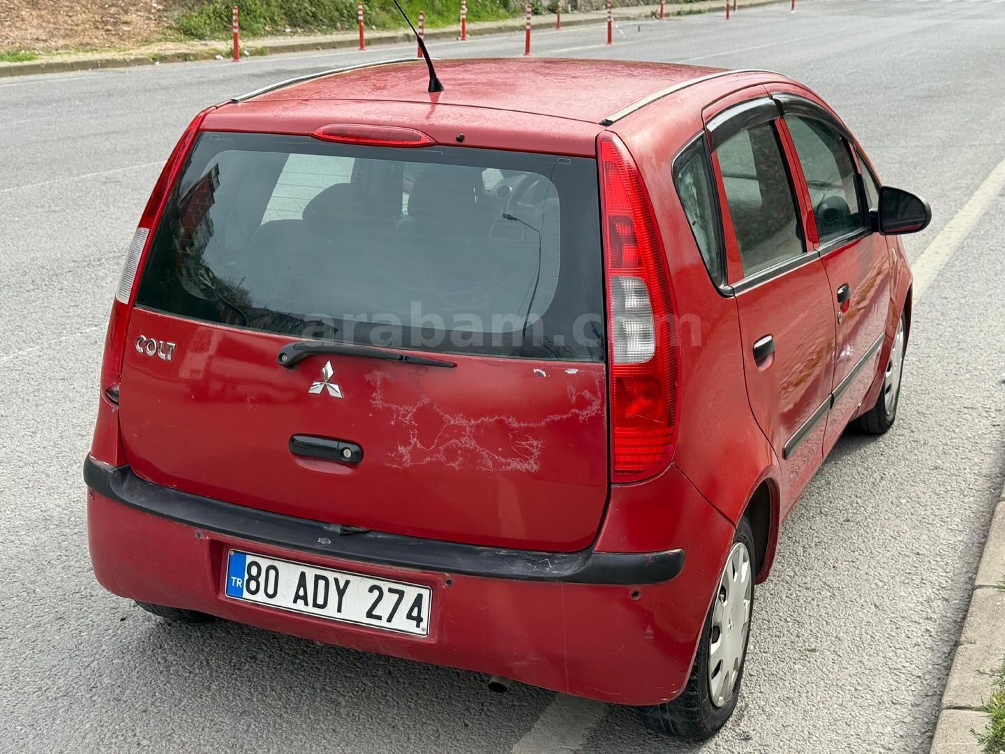 Galeriden Mitsubishi Colt 1.1 Inform 2005 Model Kocaeli 254.000 km Kırmızı 5