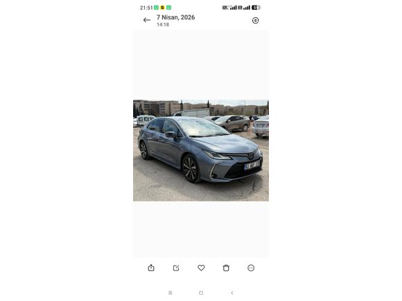 Sahibinden Toyota Corolla 1.5 Passion X-Pack 2025 Model