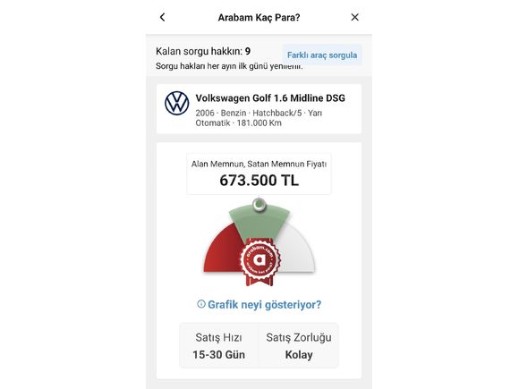 Düşük km otomatik lpgli 2006 golf 5 - Takas olur