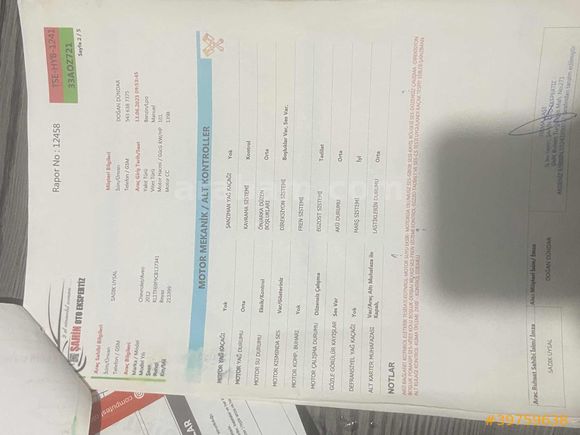 FP'DEN 2012 AVEO LPG 260.000KM TAKAS İMKANI K.KARTI