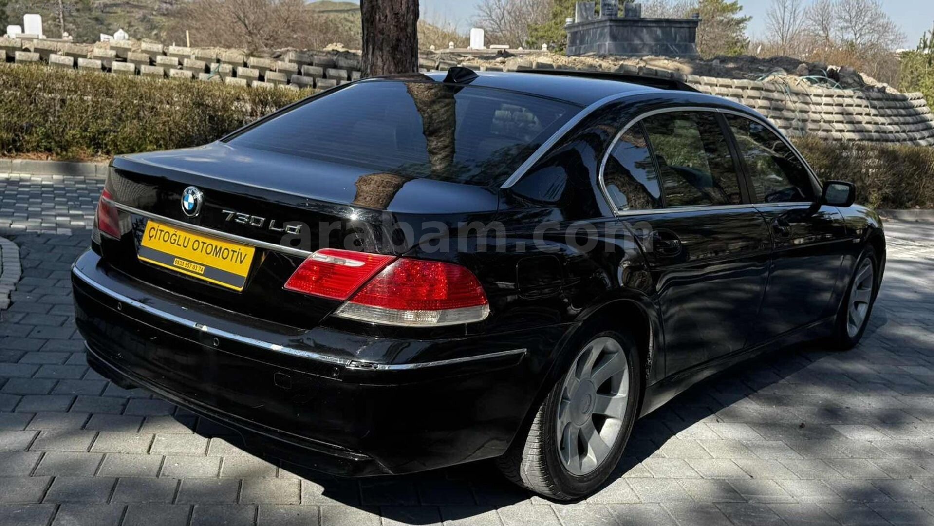 Galeriden BMW 7 Serisi 730d Long Individual Edition 2008 Model Kayseri 556.000 km Siyah 5