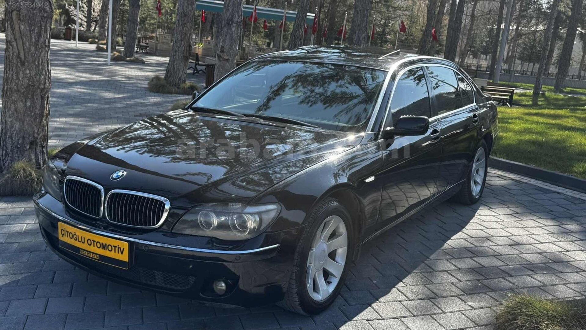 Galeriden BMW 7 Serisi 730d Long Individual Edition 2008 Model Kayseri 556.000 km Siyah 4