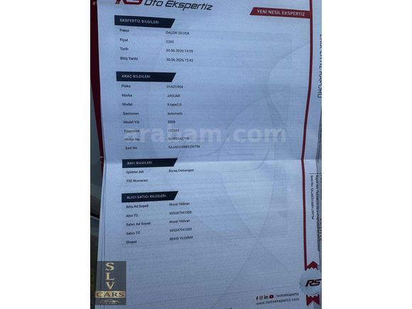ORJİNAL 132.000 KM 2008 MODEL JAGUAR X-TYPE