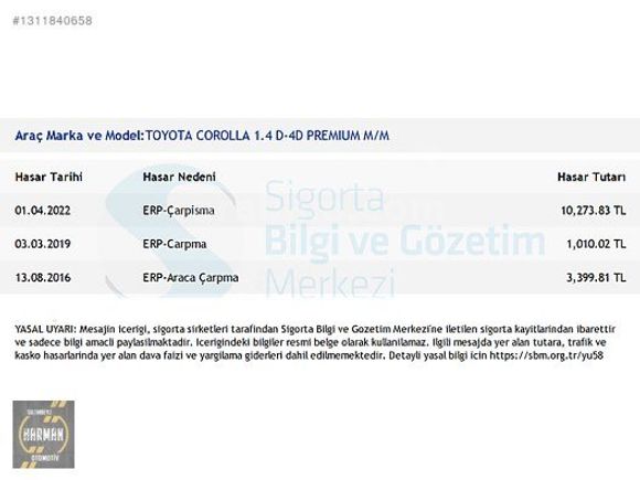 2015 TOYOTA COROLLA 1.4 DİZEL TOUCH OTOMATİK *190 BİN KM*