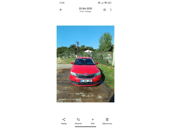 Sahibinden Skoda Rapid 1.4 TDI Ambition 2016 Model  300.000 km Kırmızı