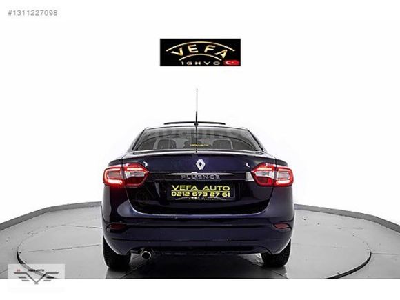 VEFA AUTO'DAN 2016 RENAULT FLUENCE İCON PRESTİGE SUNROOF'LU