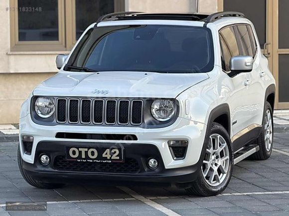 OTO42-2022 JEEP RENEGADE-CAM TAVAN-HATASIZ BOYASIZ-66.000 KM