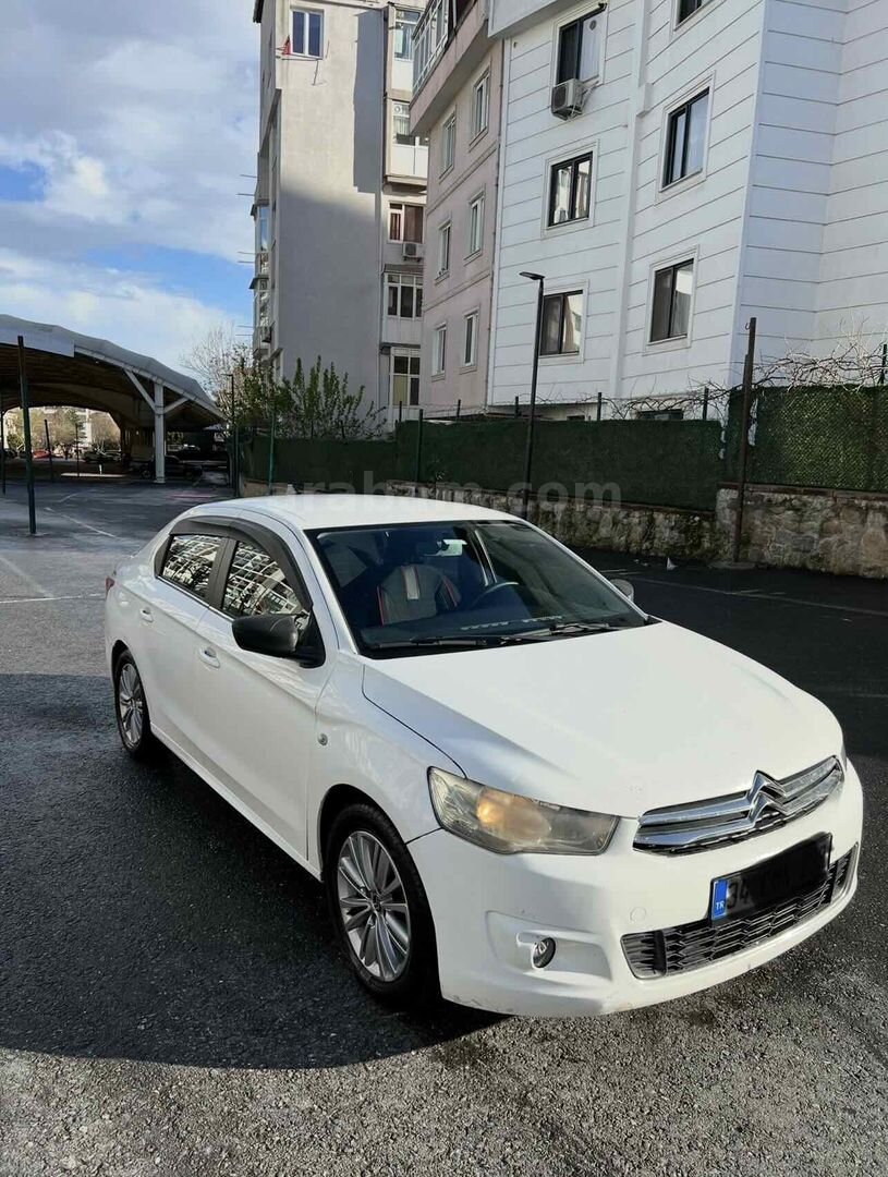 Sahibinden Citroen C-Elysée 1.6 HDi Exclusive 2014 Model İstanbul 174.400 km Beyaz 5