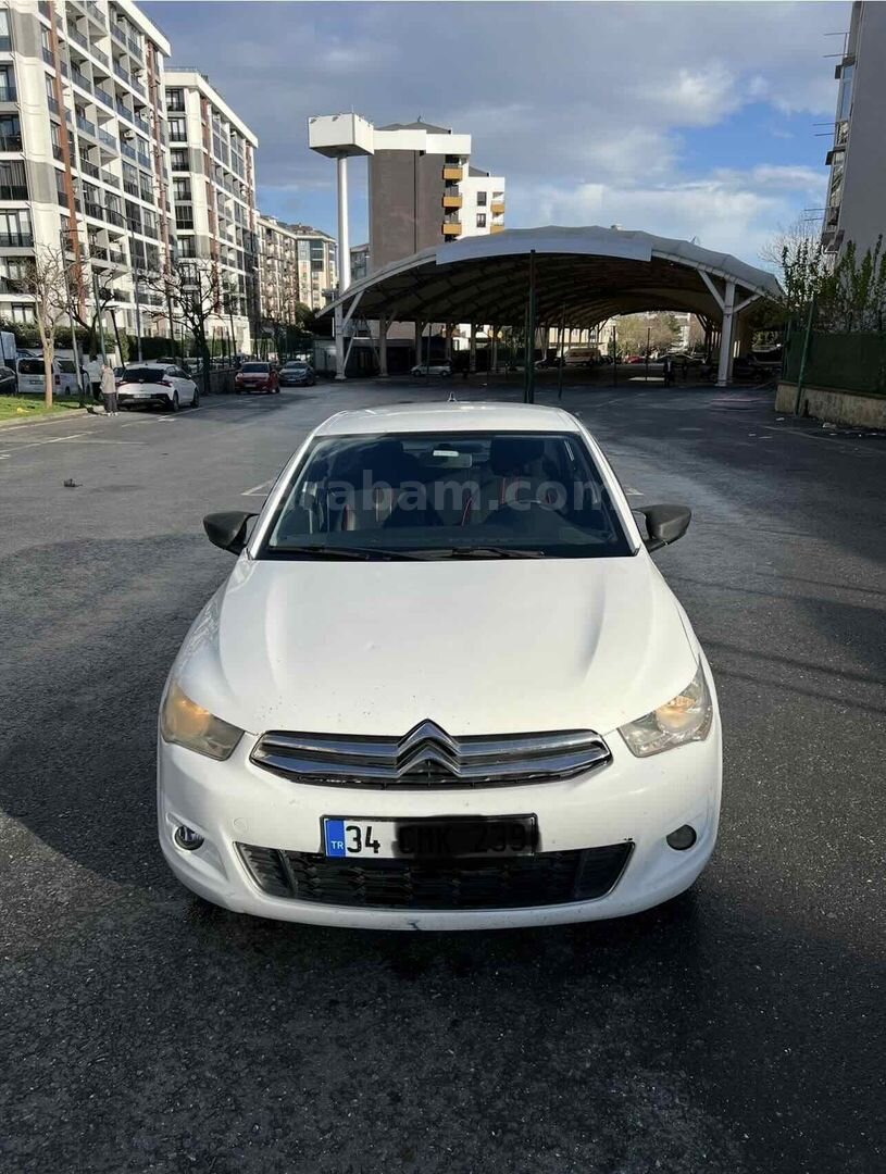 Sahibinden Citroen C-Elysée 1.6 HDi Exclusive 2014 Model İstanbul 174.400 km Beyaz 2
