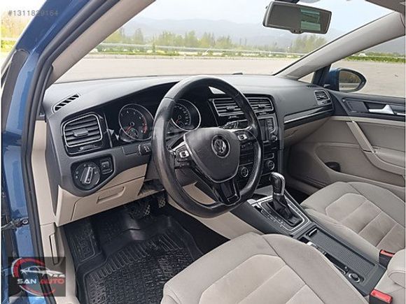 2015 GOLF 7 DEĞİŞENSİZ PARÇA BOYALI 165 BİN KM'DE OTOMATİK