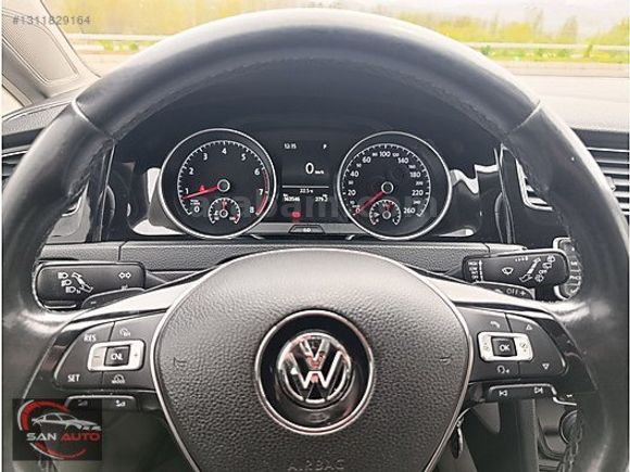 2015 GOLF 7 DEĞİŞENSİZ PARÇA BOYALI 165 BİN KM'DE OTOMATİK