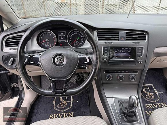 SEVEN'DEN 2013 WV GOLF-MİDLİNE PLUS-SİYAH-İÇİ BEJ EMSALSİZ
