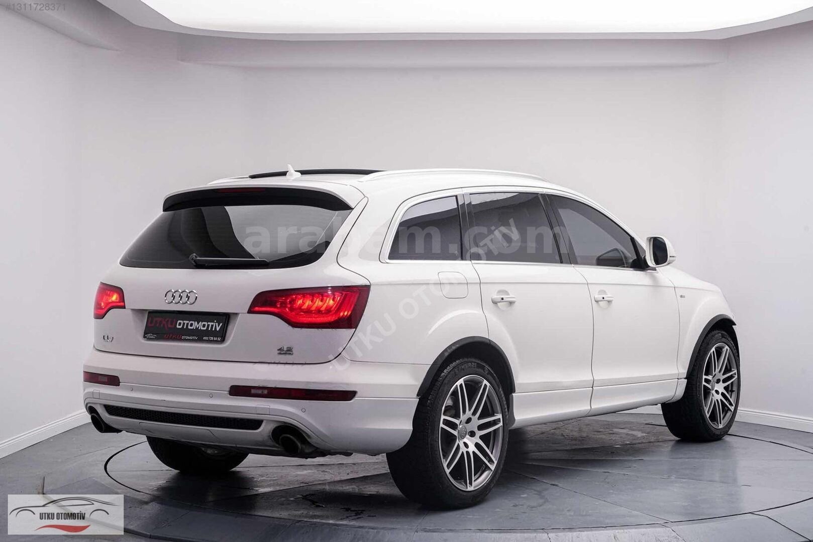 Galeriden Audi Q7 4.2 FSI Quattro 2007 Model İstanbul 260.000 km Beyaz 3