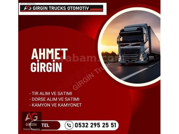 ?GİRGİN Trucks ?DAN 2020 MODEL ACTROS 1848 ROTAR. AYNALI ÇEKİCİ