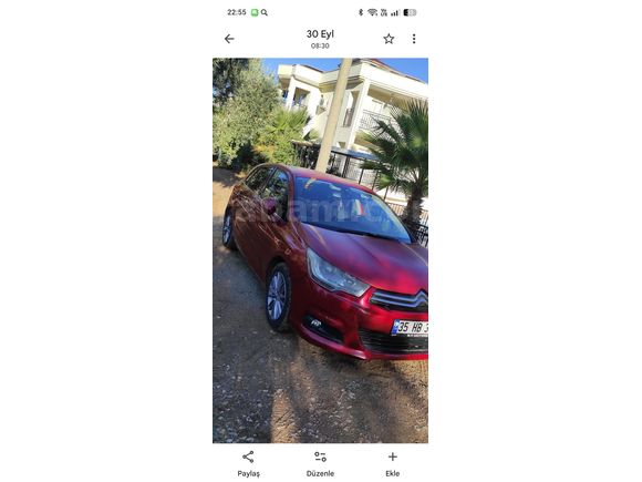 Sahibinden Citroen C4 1.6 e-HDi Confort Plus 2012 Model