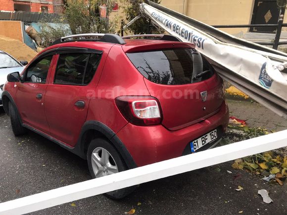 Sahibinden Dacia Sandero 1.5 dCi Stepway 2014 Model  353.000 km Bordo