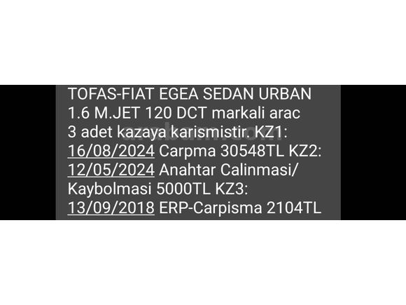 Fiat Egea 1.6 Multijet Urban 2017 Otomatik