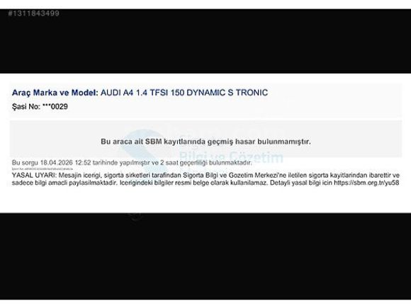 DÜŞÜK KM HASAR KAYITSIZ AUDİ A4 DYNAMIC S TRONIC
