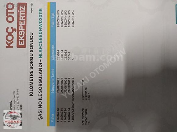 FULL SERVİS BAKIMLI 2017 ECO EXCUTİVE LPG'Lİ