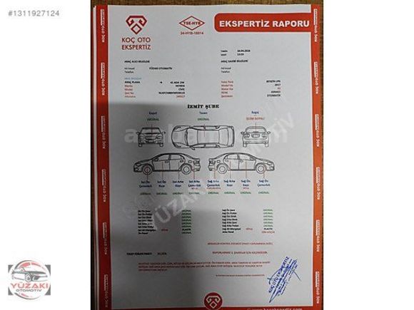 FULL SERVİS BAKIMLI 2017 ECO EXCUTİVE LPG'Lİ