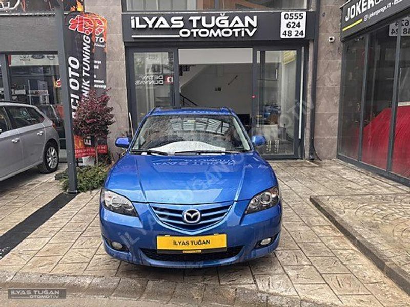 Galeriden Mazda 3 1.6 Dynamic 2005 Model Kocaeli 250.000 km Mavi