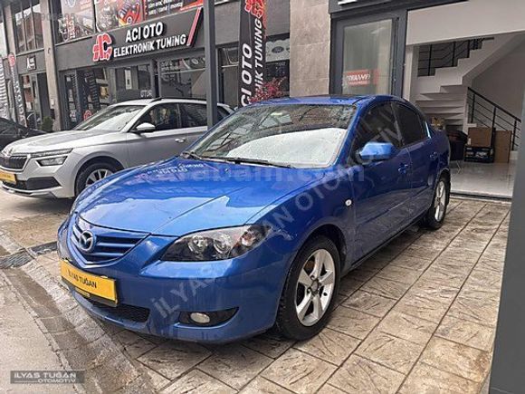 Galeriden Mazda 3 1.6 Dynamic 2005 Model Kocaeli 250.000 km Mavi