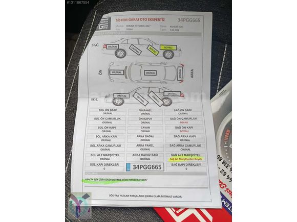 2017 1.5 dci SYMBOL 97 KM HATASIZ