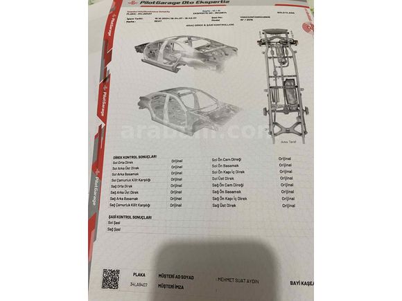 Laci Leon Cam Tavan Otomatik Kazasız Boyasız 110 HP