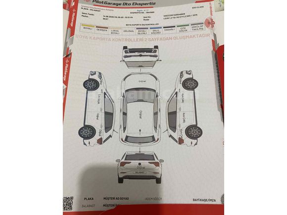 Laci Leon Cam Tavan Otomatik Kazasız Boyasız 110 HP