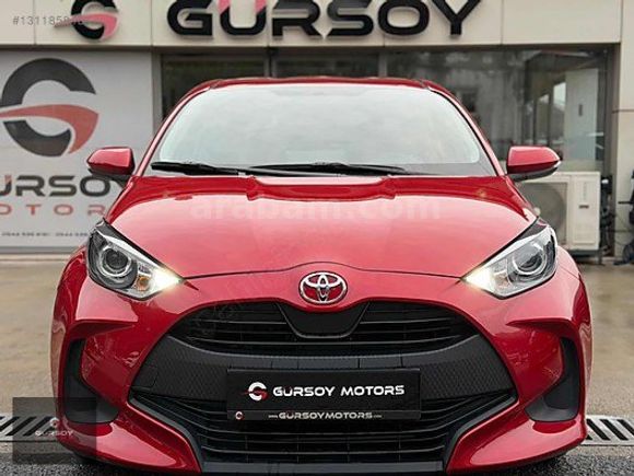 2023 TOYOTA YARİS 1.5 DREAM MULTİDRİVE 24.000KM KIRMIZI