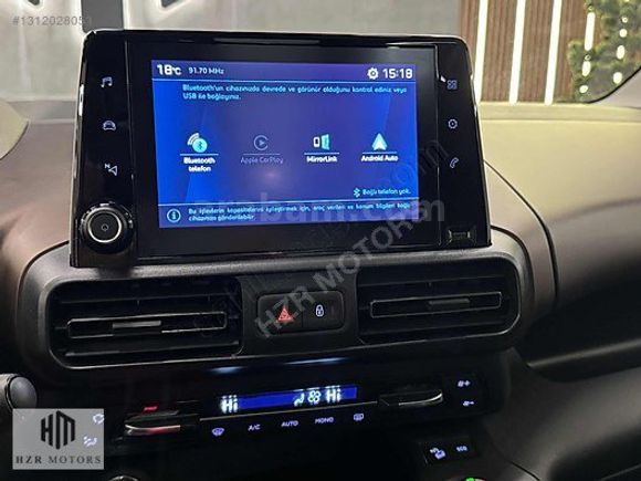 HZR MOTORS 2023 HATASIZ PEUGEOT RİFTER 1.5 BLUEHDI GT CAM TAVAN