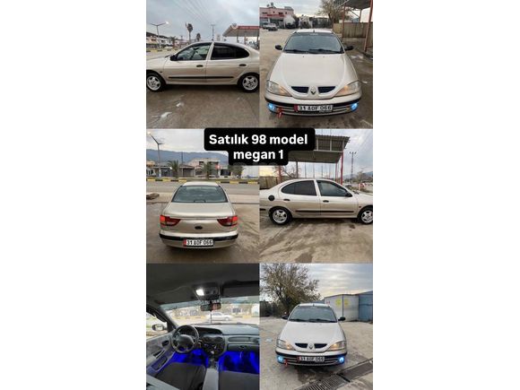 Borcumdan dolayı acil satılık Renault Megane1 2.0 RXT 1998 Model 