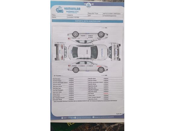 2016 MODEL C-ELYSEE 1.6 TEMİZ AİLE ARACI