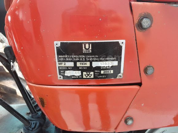 2003 model Massey Ferguson 260 Gold Kastamonu