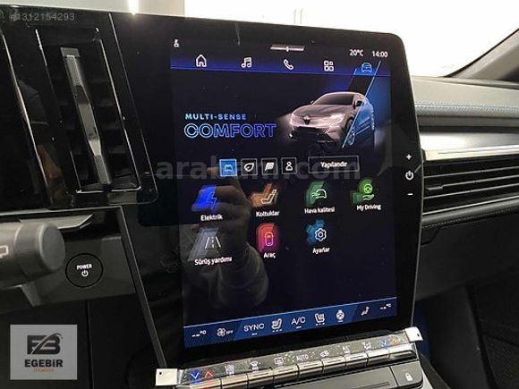 EGEBİR OTO/2025 MEGANE E-TECH/ALPİNE/TAM DOLU/YENİ KASA/MAT FÜME