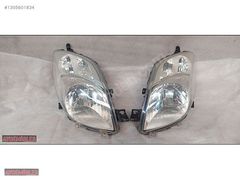 Toyota Yaris 2006-11 Model Sağ ve Sol Ön Farlar (Orjinal Valeo)