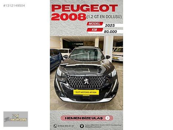 2023-1.2 PURETECH-GT EN DOLUSU-80.oooKM-EMSALSİZ TEMİZLKTE
