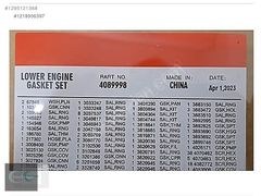 4089998 Cammins M11 ISM11 QSM11 Motor Alt Conta Takımı