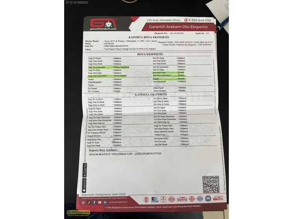EURO 4 MOTOR ÇOK TEMİZ BAKIMLI